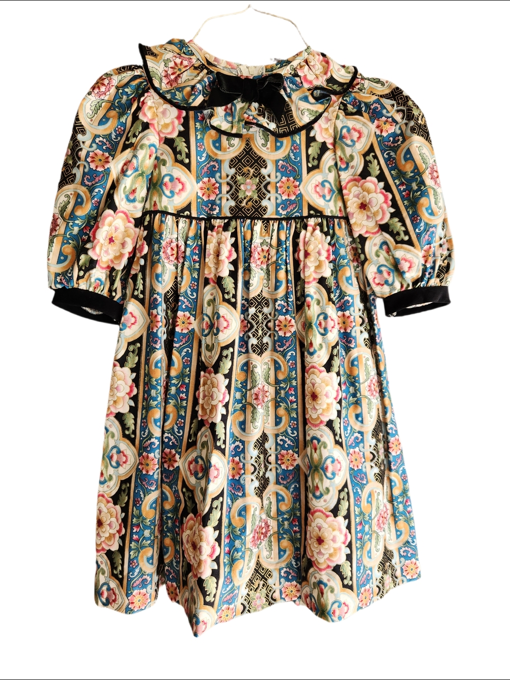 Ruth Of Carolina Vintage Floral Puff Sleeve Dress | Girls Size 4